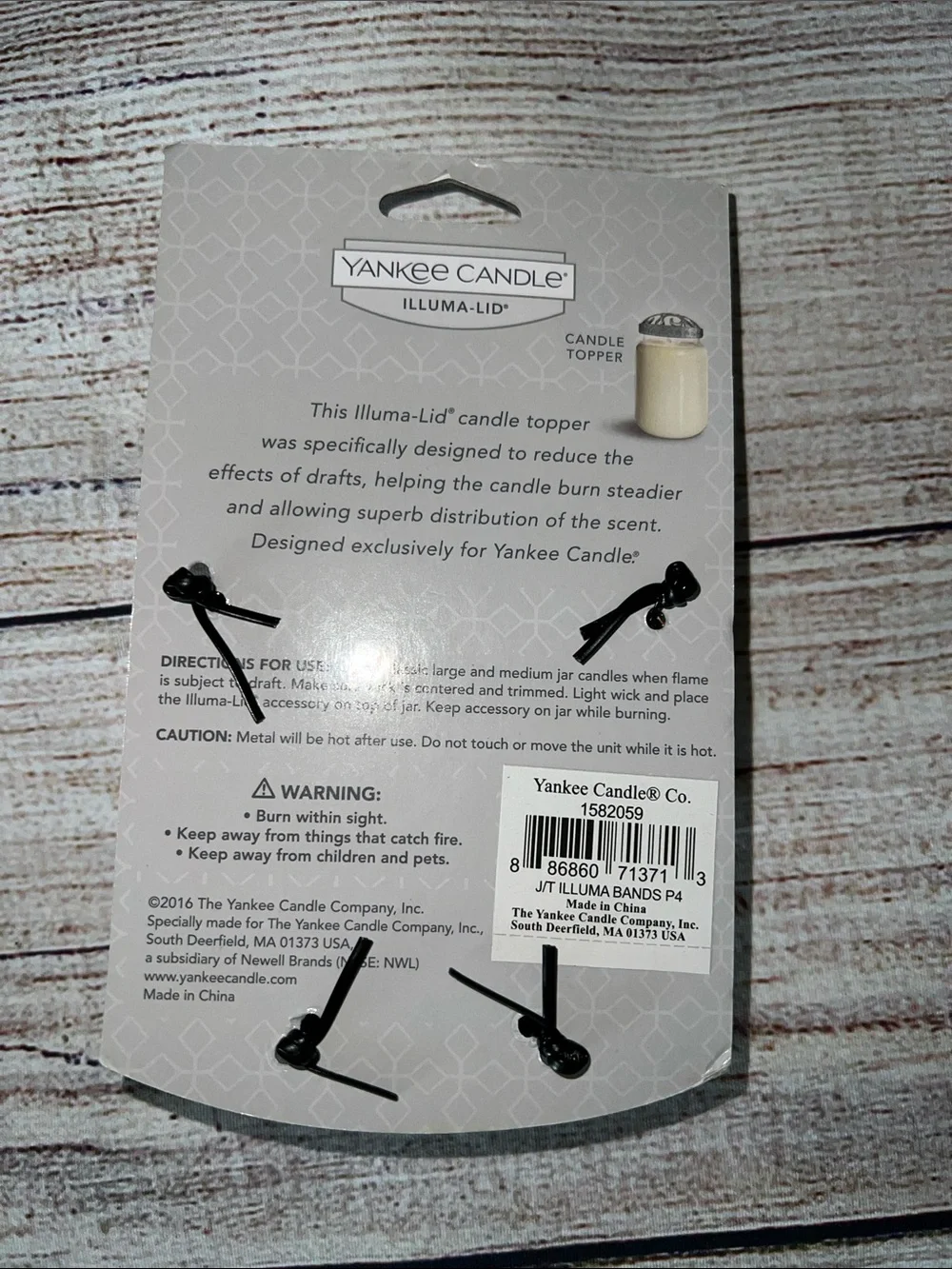 Yankee Candle Copper Geometric Illuma-Lid Candle Topper